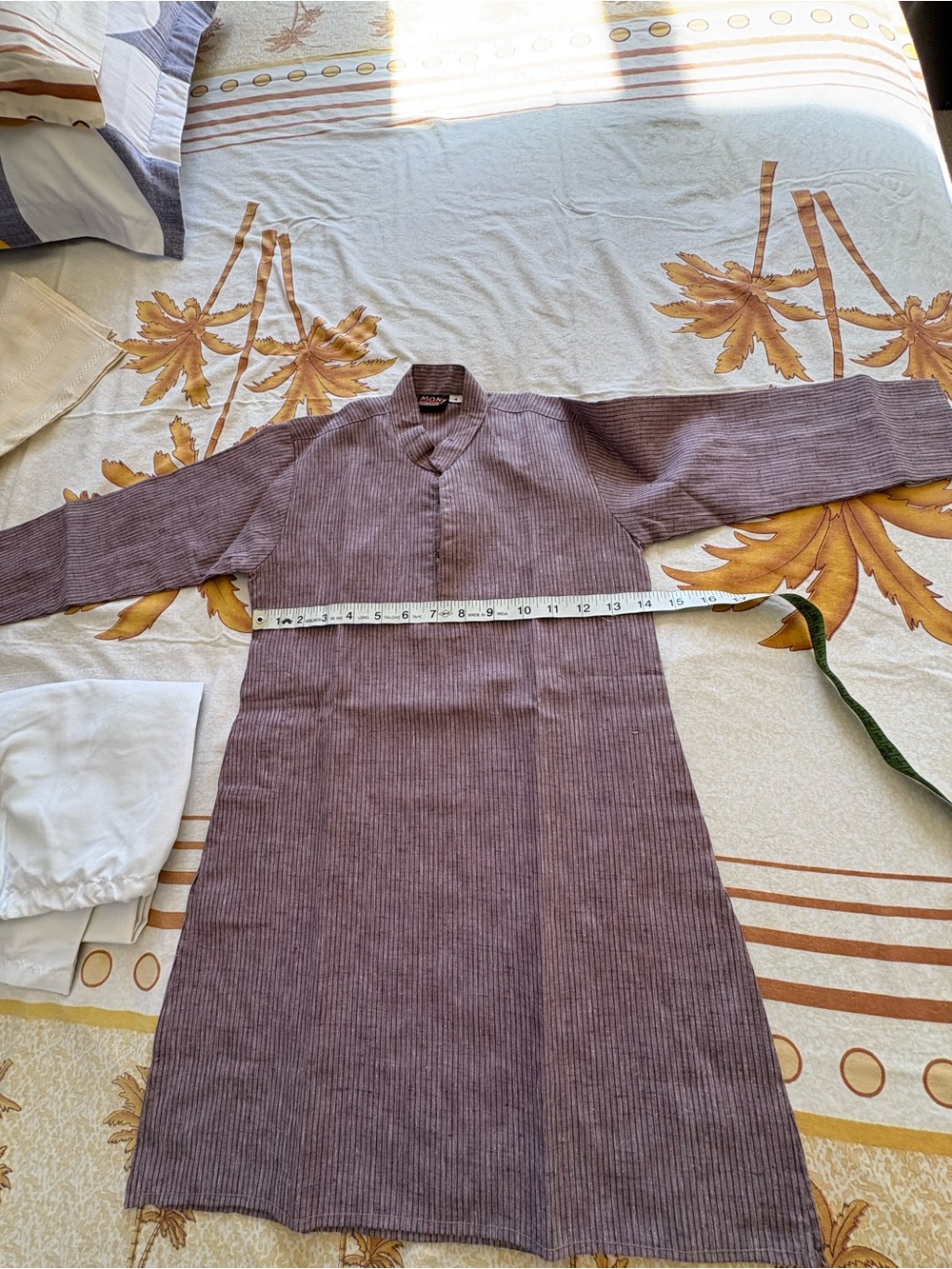Kids Matching Set - Purple Corduroy Tunic